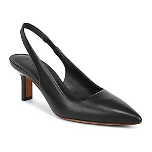 Vince Women's Patrice Slip On Pointed Toe Slingback Pumps  - Black - Size: 9.5