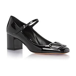 Valentino Garavani Women's Ankle Strap Mary Jane High Heel Pumps  - Black - Size: 6.5 US / 36.5 EU