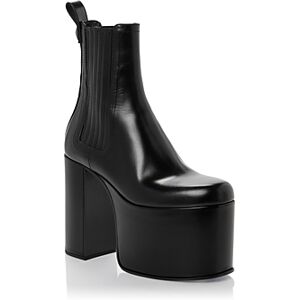 Valentino Garavani Women's Beatle High Heel Platform Booties  - Black - Size: 7 US / 37 EU