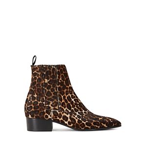 The Kooples Women's Pointed Toe Animal Print Ankle Booties  - Leopard - Size: 37