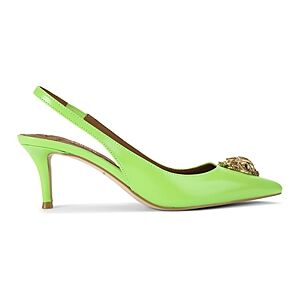 Kurt Geiger London Women's Belgravia Slingback Pumps  - Bright Green - Size: 9.5