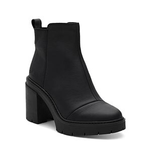 Toms Women's Rya Zip High Heel Booties  - Black - Size: 9