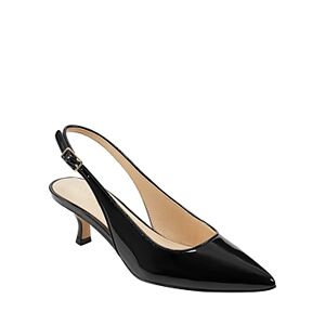 Marc Fisher Ltd. Women's Larysa Pointed Toe Slingback Pumps  - Black - Size: 9.5