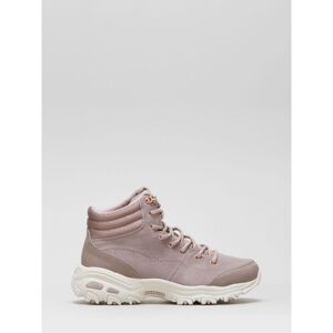 Skechers D'Lites Satin Collar Lace Up Boot