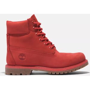 Timberland 50th Edition Premium 6-inch Waterproof Boot For Women In Red Red, Size 4.5