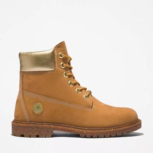 Timberland Heritage 6 Inch Boot For Women In Yellow/gold Light Brown, Size 4.5