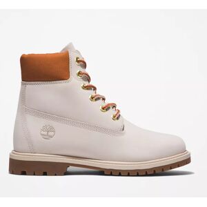 Timberland Heritage 6 Inch Boot For Women In White White, Size 4.5