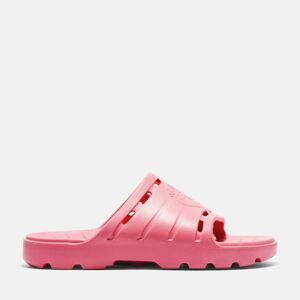 Timberland All Gender Get Outslide Sandal In Pink Pink Unisex, Size 4.5