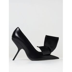 Ferragamo Erica X5 pumps in nappa with asymmetric bow - Size: 6 - female