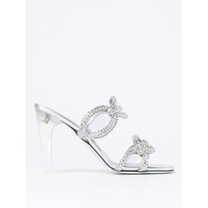 Heeled Sandals VALENTINO GARAVANI Woman colour Silver - Size: 37 - female