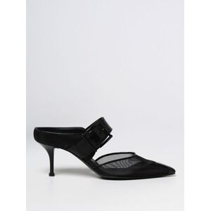 Punk mules Alexander McQueen in leather and mesh - Size: 37½ - female