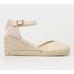 Wedge Shoes CASTAÑER Woman color Beige - Size: 37 - female