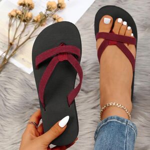 Clothing 04 Summer Rubber Platform Sandals Flip Flops Women Slippers Wedge Shoes Indoor Outdoor Flip-flops Clip Toe Outdoor Beach Slides