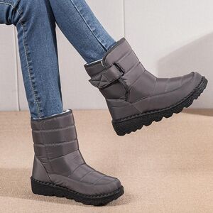 Currygood Winter Cotton Ankle Boots Women Snow Boots Waterproof Ladies Footwear Casual Warm Shoes