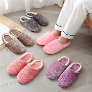 Beautiful Tops Women's Slide Slipper Japanese Soft Slippers Flat Bottom Cotton Slippers Non-slip Indoor Slippers Comfortable All-match Slippers