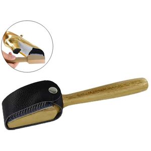 LChome Wooden Suede Sole Wire Shoe Brush Cleaners Ballet Dance Shoes Cleaning Brushes Shoes Brushes for Home Cleaning Footwears