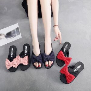 Leather world Summer Women Wedge Slides Slippers Sandals Home Bathroom Beach Flip Flops Shoes