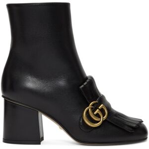 Gucci Black Double G Ankle Boots  - 1000 Black - Size: IT 36.5 - female