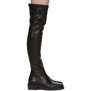 Valentino Garavani Black Roman Stud Over-The-Knee Boots  - 0NO Black - Size: IT 38.5 - female