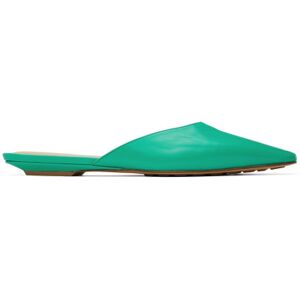 Bottega Veneta Green Point Slippers  - 3227 Acid Turquoise - Size: IT 34 - female