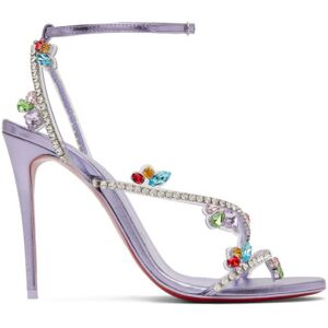 Christian Louboutin Purple Joli Queen Heeled Sandals  - L249 Lilac Smoke - Size: IT 41 - female