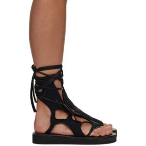 Ottolinger Black Strappy Flat Sandals  - Black - Size: IT 40 - female
