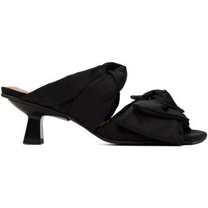 GANNI Black Soft Bow Mules  - 099 Black - Size: IT 35 - female