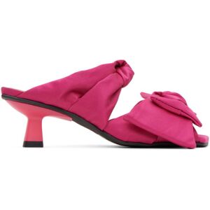 GANNI Pink Soft Bow Mules  - 487 Love Potion - Size: IT 37 - female