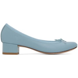 Repetto Blue Camille Ballerina Kitten Heels  - 1418 Everest - Size: FR 37.5 - female