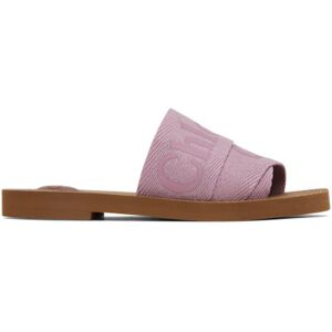 Chloé Purple Woody Mules  - 51H Creamy Lilac - Size: IT 36 - female