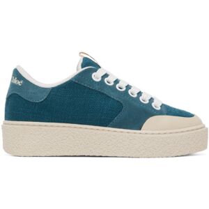 See by Chloé Blue Hella Sneakers  - 420 Medium Blue - Size: IT 36 - female