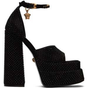 Black Medusa Aevitas Platform Sandals  - 1B00V Black Versace - Size: IT 37.5 - female