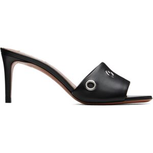 ALAÏA Black Oeillets Mules  - 999 Black - Size: IT 36.5 - female