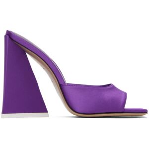 The Attico Purple Devon Mules  - 012 Violet - Size: IT 36.5 - female
