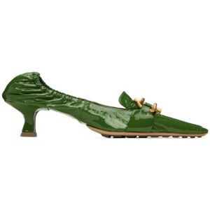 Bottega Veneta Green Madame Pumps  - 3653 Jalapeno - Size: IT 35 - female