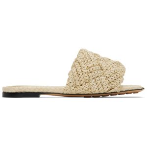 Bottega Veneta Off-White Lido Sandals  - 9013 - Size: IT 37 - female