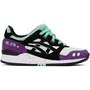 ASICS Black & Purple Gel-Lyte III OG Sneakers  - WHITE/BLACK - Size: US US 6 Women / US 4.5 Men - female