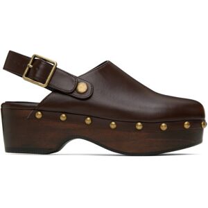 NEUTE Brown Valentina Clogs  - Brown - Size: IT 36.5 - female