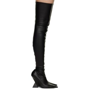 The Attico Black Cheope Boots  - 100 Black - Size: IT 38.5 - female