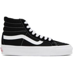 Vans Black OG Sk8-Hi LX Sneakers  - (SUEDE/CANVAS) BLACK - Size: US 7 - male