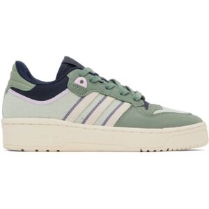 adidas Originals Green Rivalry Low 86 Sneakers - LINEN GREEN/CREAM WH - Size: US 8 - male