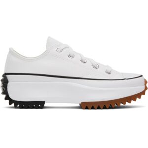 Converse White Run Star Hike Low Top Sneakers  - White/Black - Size: US 5.5 - female