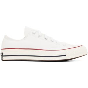 Converse White Chuck 70 Low Sneakers  - WHITE/GARNET/EGRET - Size: US 5.5 - male