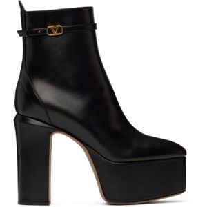 Valentino Garavani Black VLogo Boots  - 0NO Nero - Size: IT 38.5 - female