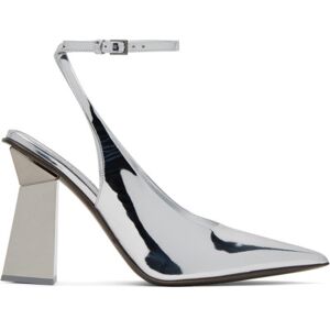 Valentino Garavani Silver One Stud Hyper Heels  - S13 Silver - Size: IT 35 - female