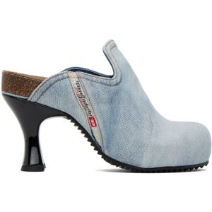 Diesel Blue D-Woodstock W Mules  - H7663 - Size: IT 36 - female