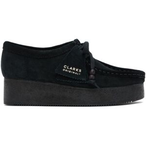 Clarks Originals Black Wallacraft Bee Derbys  - Black Sde - Size: US 8.5 - female