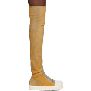 Rick Owens DRKSHDW Blue & Orange High Sock Sneaks Boots  - 4653D1 Sky/Orange De - Size: IT 36.5 - female