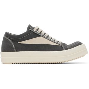 Rick Owens DRKSHDW Gray Vintage Sneakers  - 7811 Dark Dust/Milk - Size: IT 37.5 - female