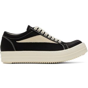 Rick Owens DRKSHDW Black Vintage Sneakers  - 911 Black/Milk/Milk - Size: IT 35.5 - female